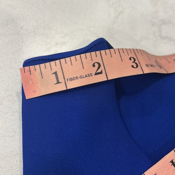 Milly For Design Nation Sapphire Blue Sleeveless Tank Scuba Fit & Flare Dress 10 - Picture 9 of 13